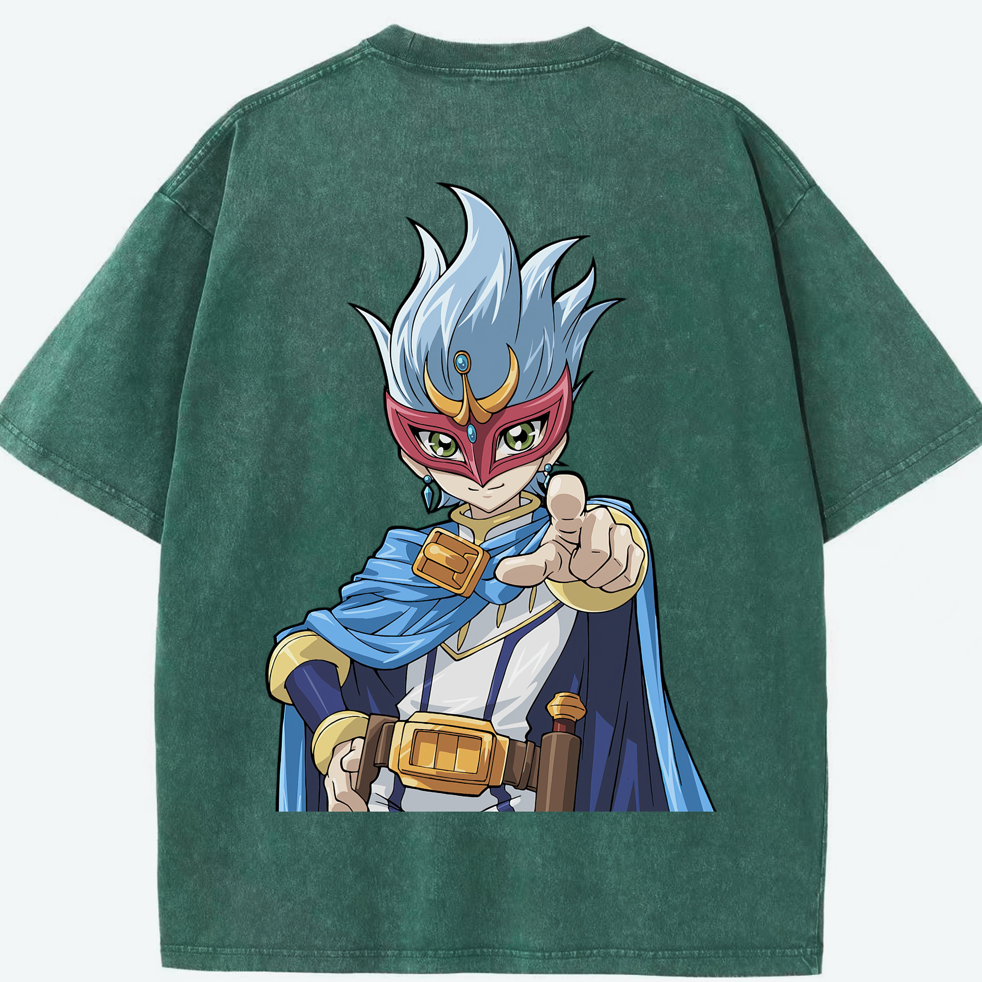 （画像用） 遊☆戯☆王 Yu-Gi-Oh! 綿100% ヴィンテージ風 半袖Tシャツ（背面プリント）